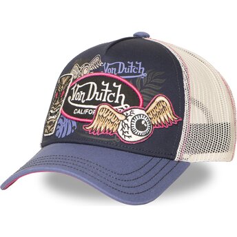 Kepsar böjd violett snapback PATCHES14 av Von Dutch
