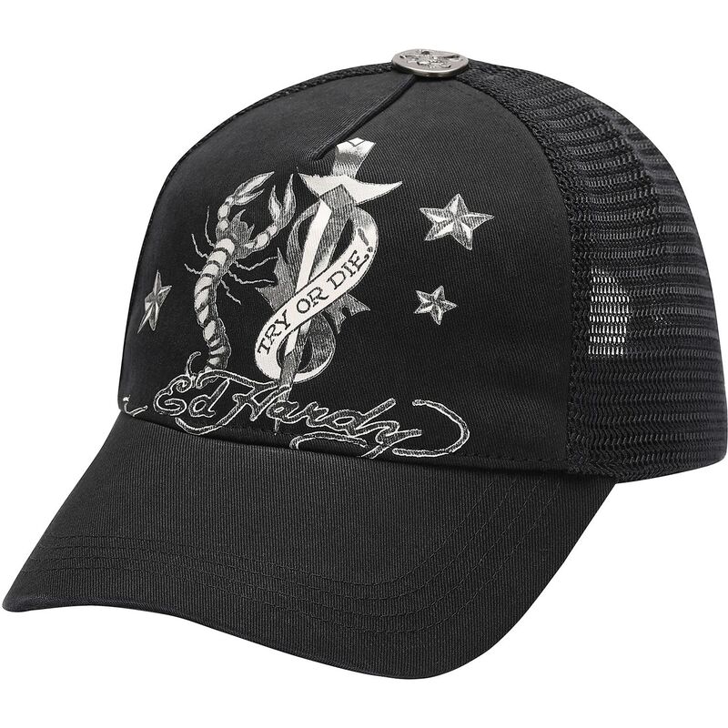 kepsar-bojd-svart-snapback-dagger-scorpion-av-ed-hardy