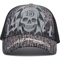 kepsar-bojd-svart-snapback-13-skull-av-ed-hardy