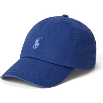 Kepsar böjd marinblå justerbart band Cotton Chino Classic Sport av Polo Ralph Lauren
