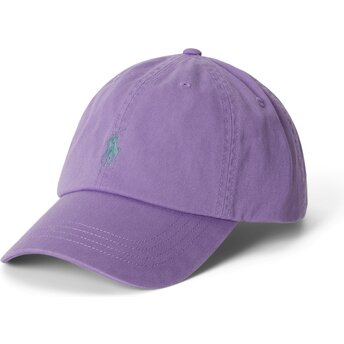 Kepsar böjd violett justerbart band Cotton Chino Classic Sport av Polo Ralph Lauren