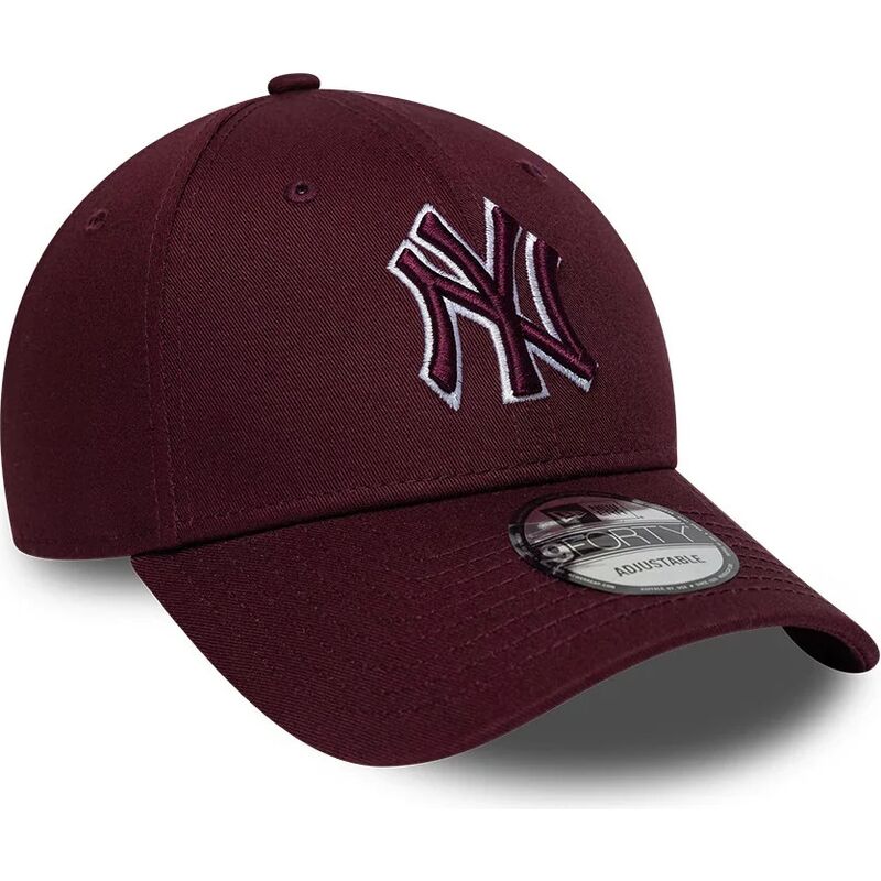 kepsar-bojd-rod-justerbart-band-9forty-team-outline-fran-new-york-yankees-mlb-av-new-era