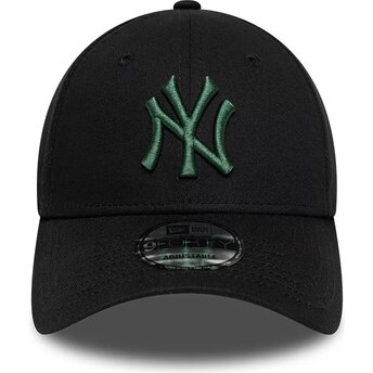 Kepsar böjd svart justerbart band 9FORTY League Essential från New York Yankees MLB av New Era