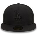 svart-platt-keps-med-svart-logo-59fifty-league-essential-fran-los-angeles-dodgers-mlb-av-new-era