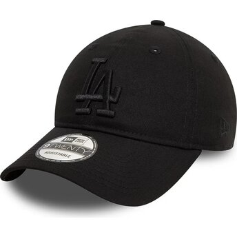Kepsar böjd svart justerbart band 9TWENTY League Essential från Los Angeles Dodgers MLB av New Era