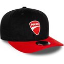 kepsar-bojd-svart-snapback-9seventy-stretch-snap-contrast-visor-fran-ducati-motor-motogp-av-new-era