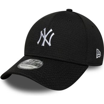 Kepsar böjd svart justerad 39THIRTY Stretch Mesh från New York Yankees MLB av New Era