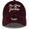 kepsar-bojd-rod-justerbart-band-9twenty-a-frame-cord-script-fran-new-york-yankees-mlb-av-new-era