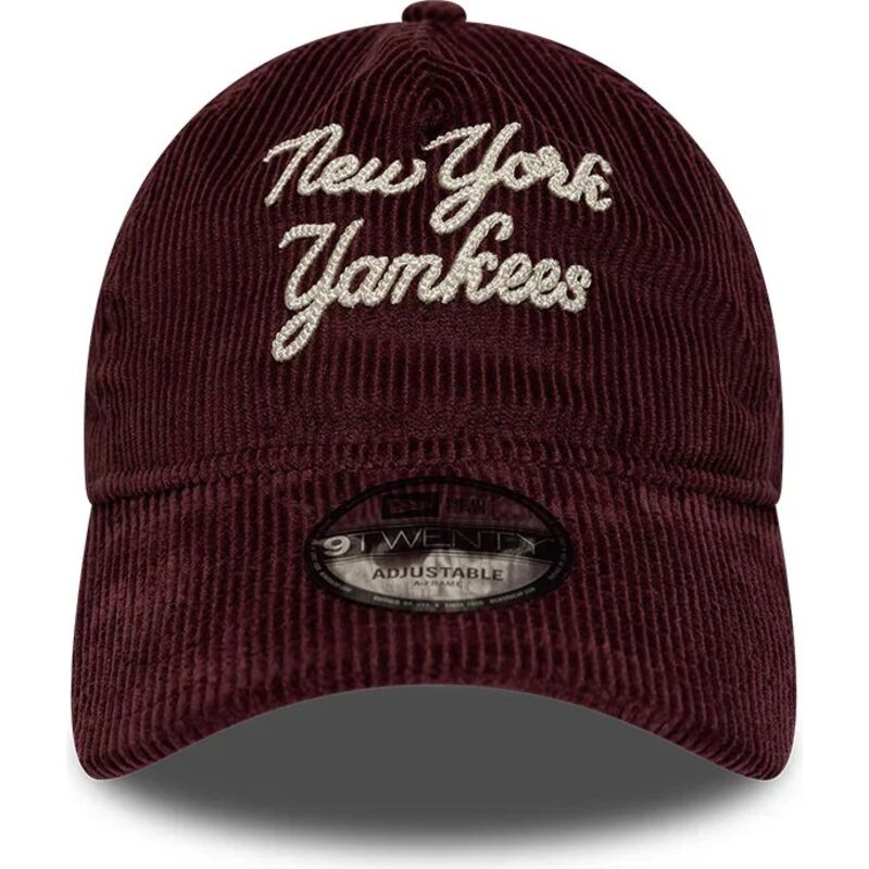 kepsar-bojd-rod-justerbart-band-9twenty-a-frame-cord-script-fran-new-york-yankees-mlb-av-new-era
