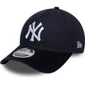 kepsar-bojd-marinbla-snapback-9forty-m-crown-cord-visor-fran-new-york-yankees-mlb-av-new-era