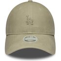 kepsar-bojd-beige-justerbart-band-9twenty-washed-pu-fran-los-angeles-dodgers-mlb-av-new-era