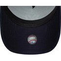 kepsar-bojd-gron-snapback-9forty-e-frame-suede-visor-fran-new-york-yankees-mlb-av-new-era