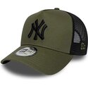 kepsar-bojd-gron-snapback-a-frame-league-essential-fran-new-york-yankees-mlb-av-new-era