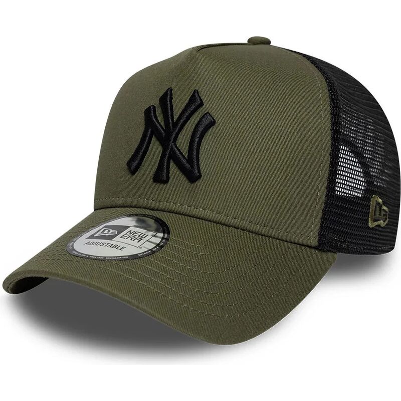 kepsar-bojd-gron-snapback-a-frame-league-essential-fran-new-york-yankees-mlb-av-new-era