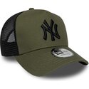 kepsar-bojd-gron-snapback-a-frame-league-essential-fran-new-york-yankees-mlb-av-new-era
