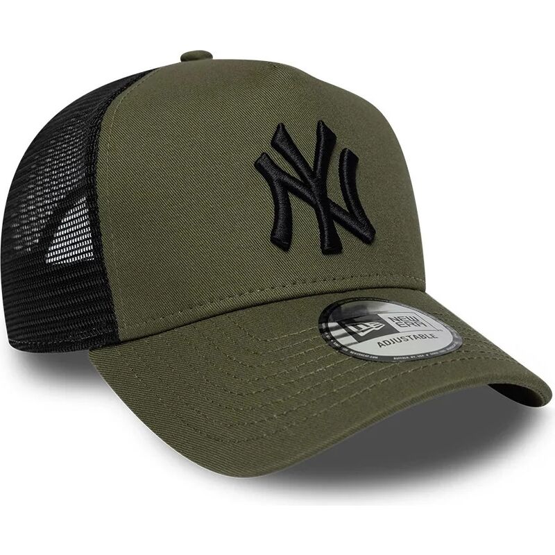 kepsar-bojd-gron-snapback-a-frame-league-essential-fran-new-york-yankees-mlb-av-new-era