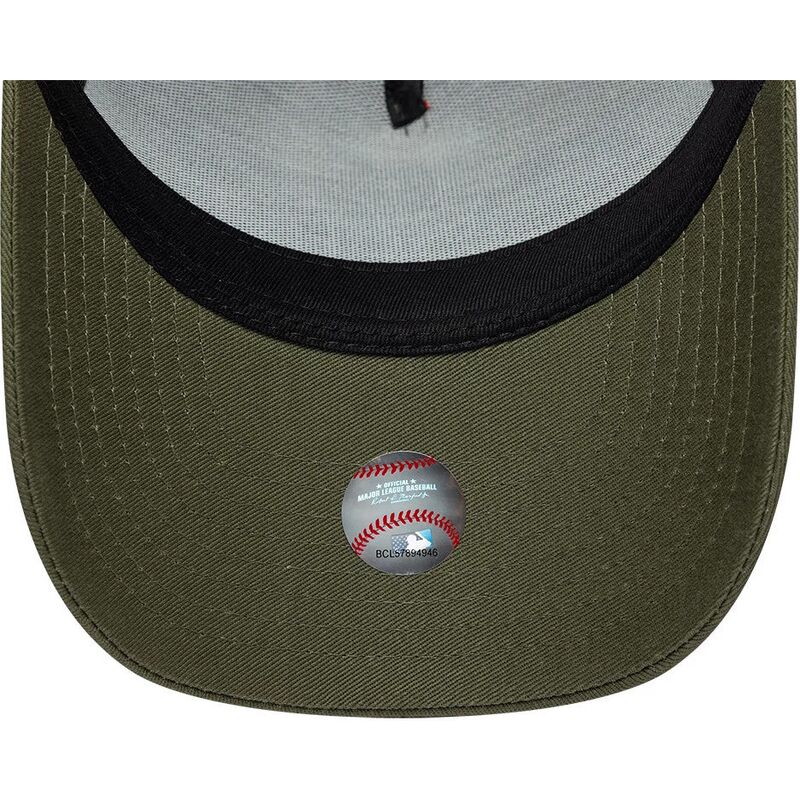 kepsar-bojd-gron-snapback-a-frame-league-essential-fran-new-york-yankees-mlb-av-new-era