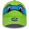 kepsar-bojd-gron-snapback-for-barn-9forty-m-crown-face-fran-leonardo-tortugas-ninja-av-new-era