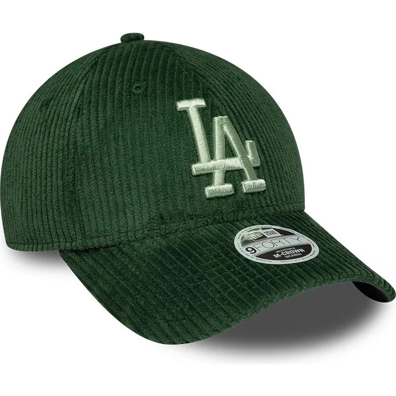 kepsar-bojd-gron-snapback-9forty-m-crown-chunky-cord-fran-los-angeles-dodgers-mlb-av-new-era