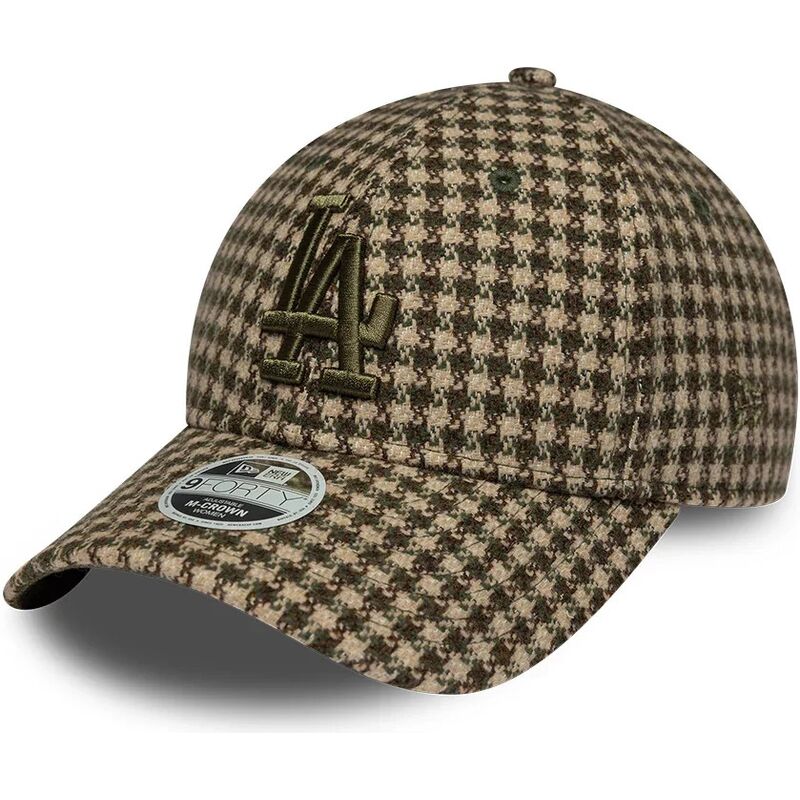 kepsar-bojd-gron-justerbart-band-9forty-m-crown-houndstooth-fran-los-angeles-dodgers-mlb-av-new-era