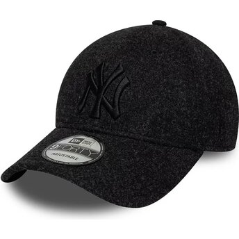 Kepsar böjd svart justerbart band 9FORTY Winter från New York Yankees MLB av New Era