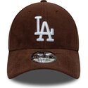 kepsar-bojd-brun-snapback-9forty-entry-cord-fran-los-angeles-dodgers-mlb-av-new-era