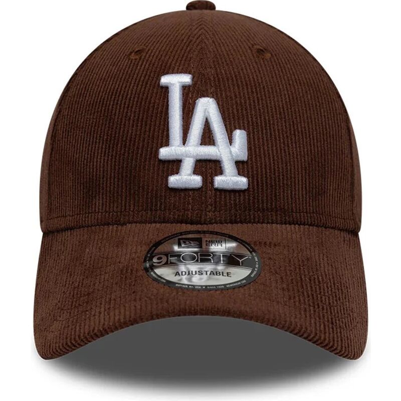 kepsar-bojd-brun-snapback-9forty-entry-cord-fran-los-angeles-dodgers-mlb-av-new-era