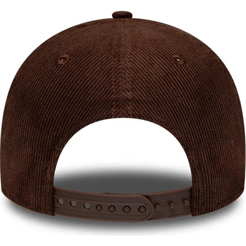 kepsar-bojd-brun-snapback-9forty-entry-cord-fran-los-angeles-dodgers-mlb-av-new-era