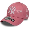 kepsar-bojd-rosa-justerbart-band-for-barn-9forty-space-fran-new-york-yankees-mlb-av-new-era