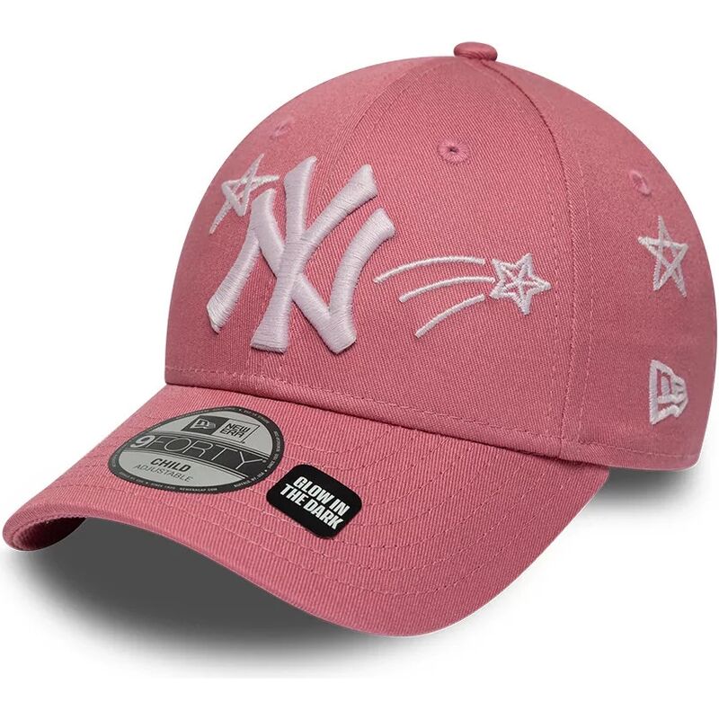 kepsar-bojd-rosa-justerbart-band-for-barn-9forty-space-fran-new-york-yankees-mlb-av-new-era