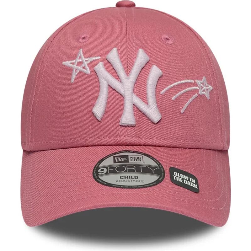 kepsar-bojd-rosa-justerbart-band-for-barn-9forty-space-fran-new-york-yankees-mlb-av-new-era
