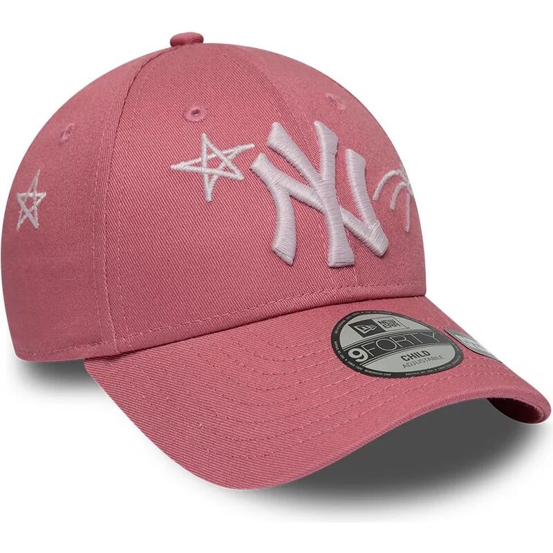 kepsar-bojd-rosa-justerbart-band-for-barn-9forty-space-fran-new-york-yankees-mlb-av-new-era