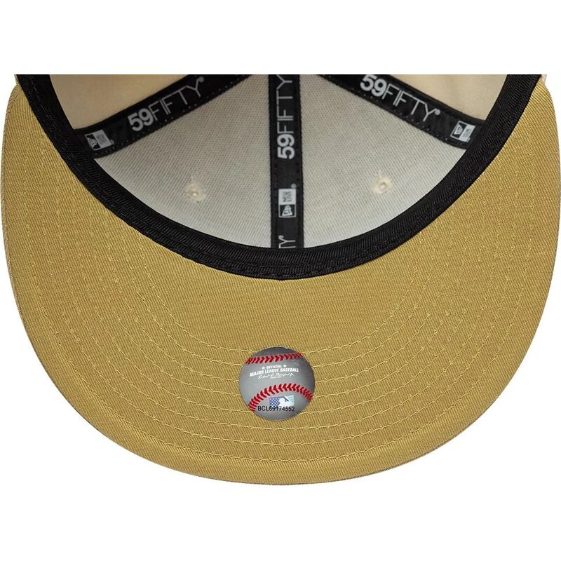 kepsar-platt-beige-justerad-59fifty-league-essential-fran-new-york-yankees-mlb-av-new-era