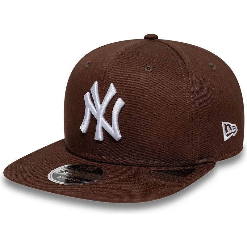 kepsar-platt-brun-snapback-9fifty-original-fit-league-essential-fran-new-york-yankees-mlb-av-new-era