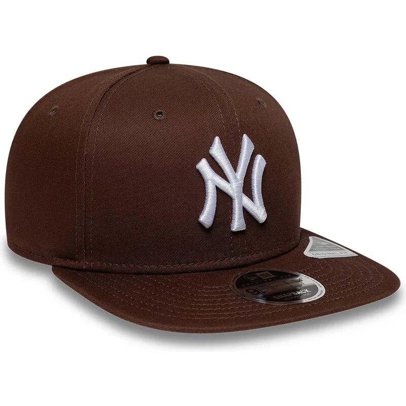 kepsar-platt-brun-snapback-9fifty-original-fit-league-essential-fran-new-york-yankees-mlb-av-new-era