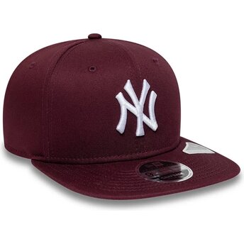 Kepsar platt röd snapback 9FIFTY Original Fit League Essential från New York Yankees MLB av New Era