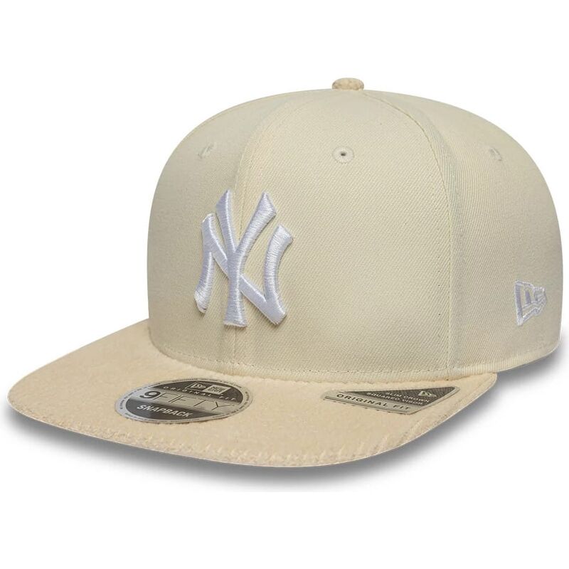 kepsar-platt-beige-snapback-9fifty-cord-visor-fran-new-york-yankees-mlb-av-new-era