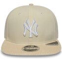kepsar-platt-beige-snapback-9fifty-cord-visor-fran-new-york-yankees-mlb-av-new-era