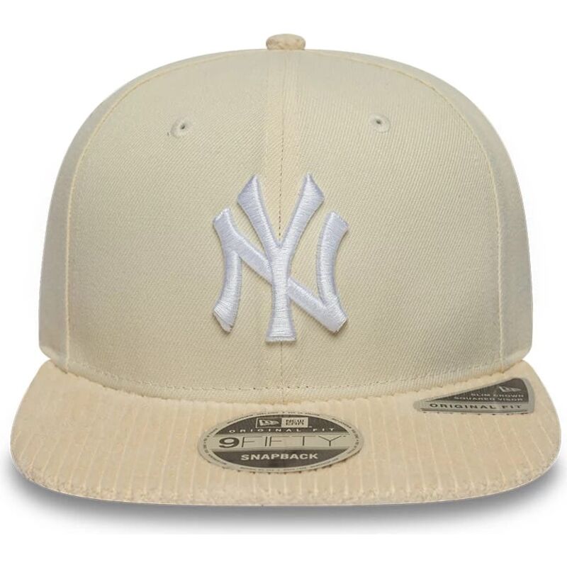 kepsar-platt-beige-snapback-9fifty-cord-visor-fran-new-york-yankees-mlb-av-new-era