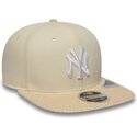 kepsar-platt-beige-snapback-9fifty-cord-visor-fran-new-york-yankees-mlb-av-new-era