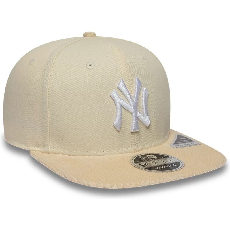 kepsar-platt-beige-snapback-9fifty-cord-visor-fran-new-york-yankees-mlb-av-new-era