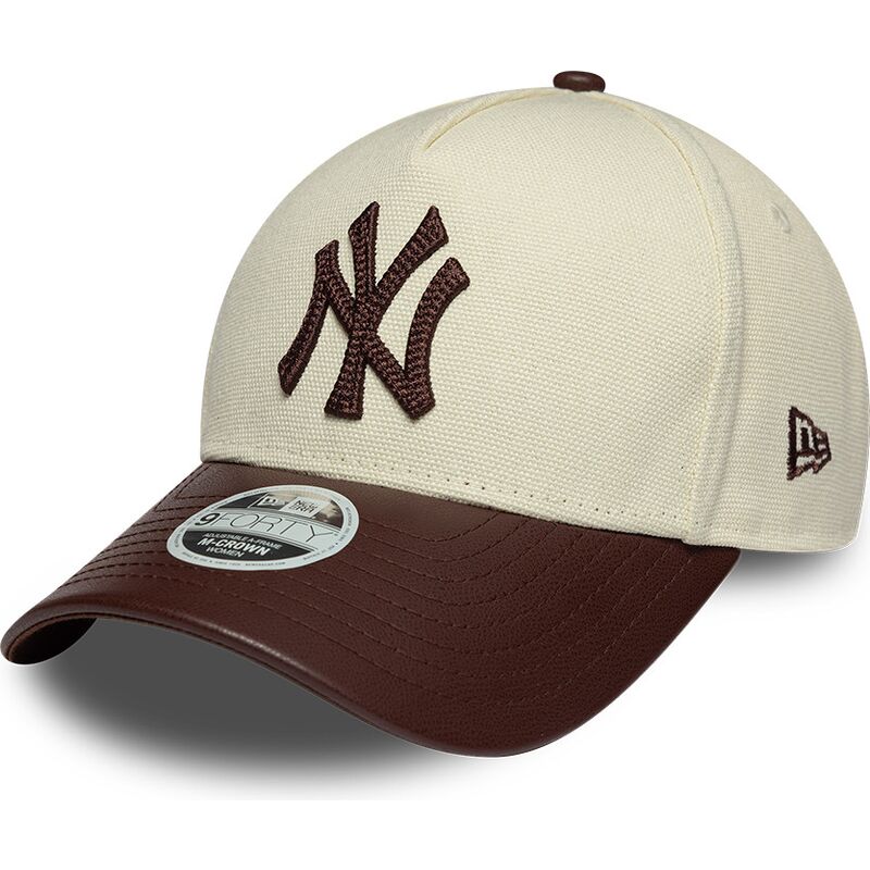 kepsar-bojd-beige-justerbart-band-9forty-m-crown-fabric-mix-fran-new-york-yankees-mlb-av-new-era