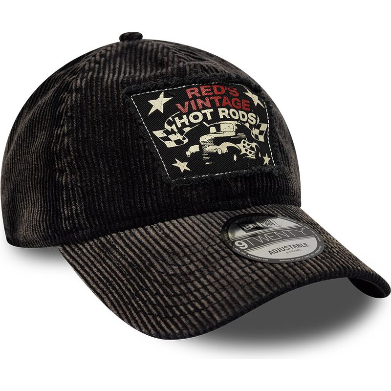 kepsar-bojd-svart-justerbart-band-9twenty-patch-acid-cord-hot-rods-av-new-era