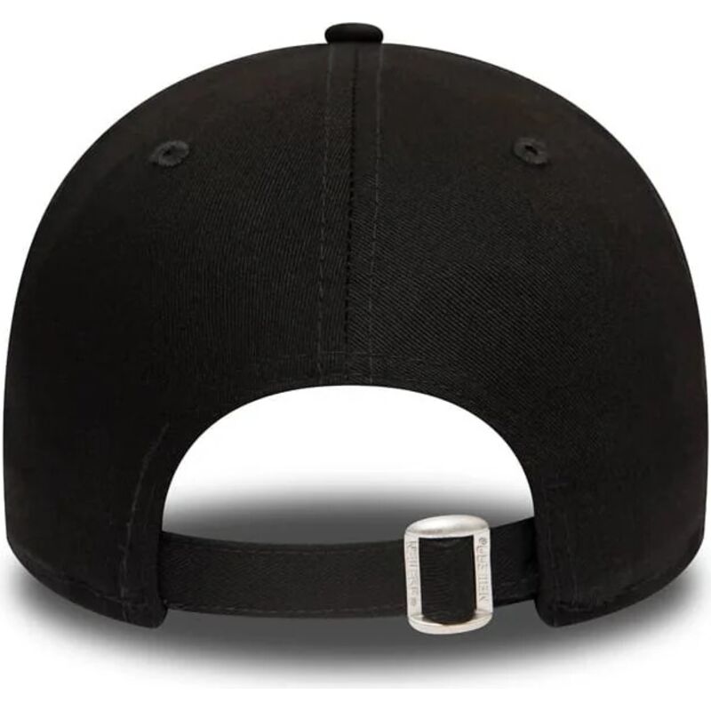 svart-bojd-justerbar-keps-med-svart-logotyp-9forty-league-essential-fran-los-angeles-dodgers-mlb-av-new-era