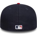 platt-keps-marinbla-och-rod-justerad-59fifty-ac-perf-fran-atlanta-braves-mlb-av-new-era