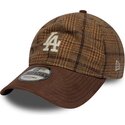 kepsar-bojd-brun-justerbart-band-9twenty-mix-check-fran-los-angeles-dodgers-mlb-av-new-era