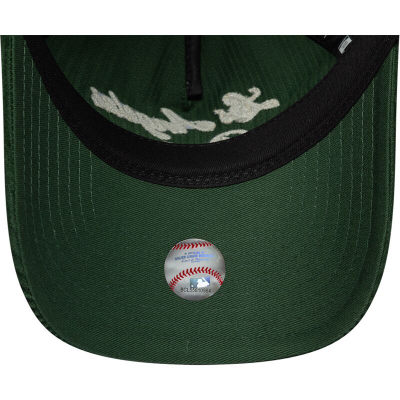 kepsar-bojd-gron-justerbart-band-9twenty-a-frame-cord-script-fran-los-angeles-dodgers-mlb-av-new-era