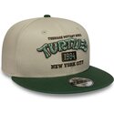 kepsar-platt-gron-snapback-for-barn-9fifty-fran-tortugas-ninja-av-new-era