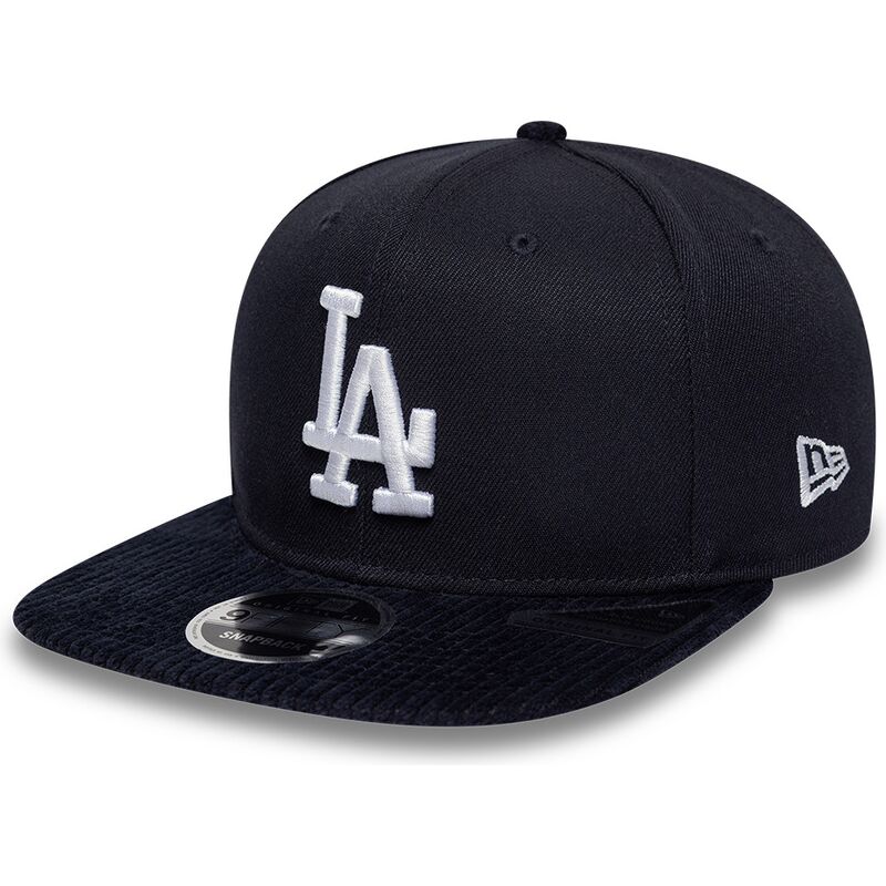 kepsar-platt-marinbla-snapback-9fifty-cord-visor-fran-los-angeles-dodgers-mlb-av-new-era