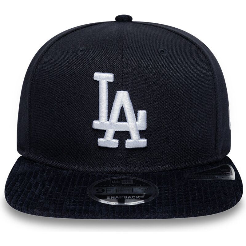 kepsar-platt-marinbla-snapback-9fifty-cord-visor-fran-los-angeles-dodgers-mlb-av-new-era